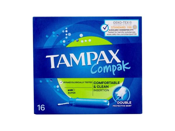 Tampax Compak Super (W) 16ks, Tampón