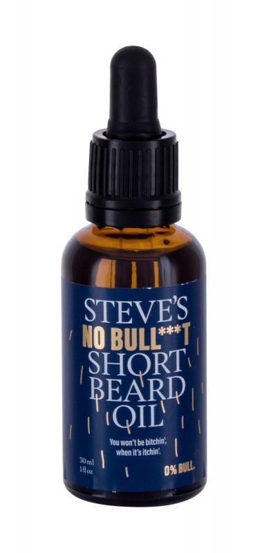 Steve´s No Bull***t Short Beard Oil (M)  30ml, Olej na fúzy