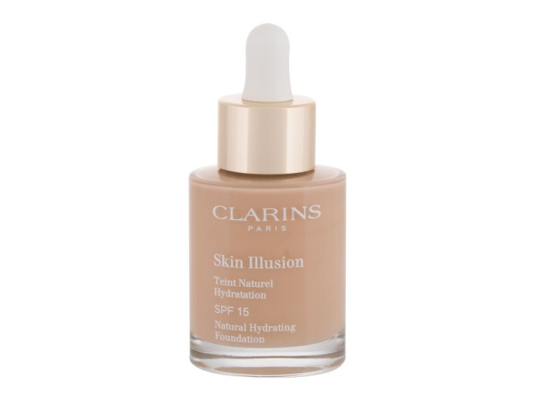 Clarins Skin Illusion Natural Hydrating 108 Sand (W) 30 ml, Make-up SPF15