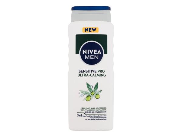 Nivea Men Sensitive Pro Ultra-Calming Shower Gel (M) 500ml, Sprchovací gél