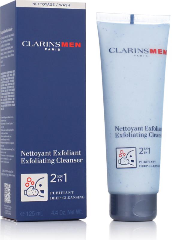 Clarins Men Exfoliating Cleanser 2in1 (M) 125ml, Peeling