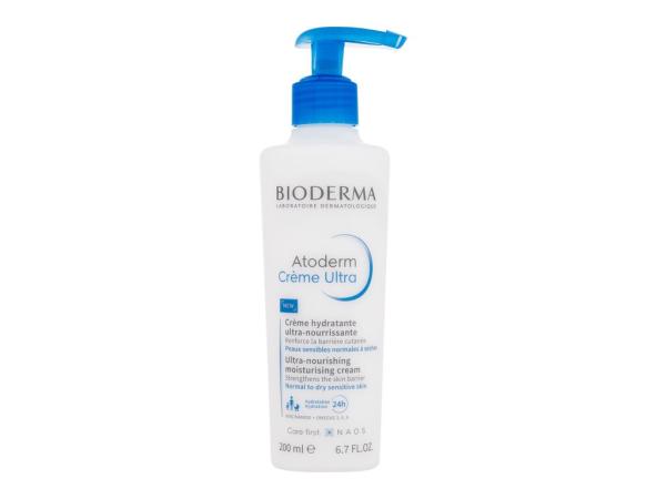 BIODERMA Atoderm Créme Ultra Ultra-Nourishing Moisturising Cream (U) 200ml, Telový krém With a Pump