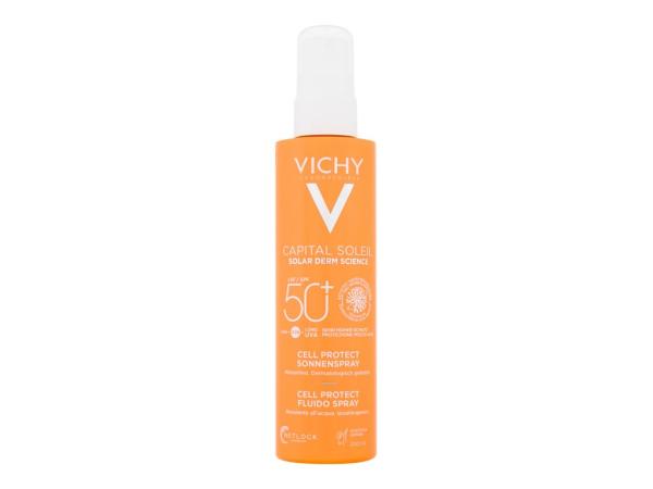 Vichy Capital Soleil Cell Protect Water Fluid Spray (U) 200ml, Opaľovací prípravok na telo SPF50+