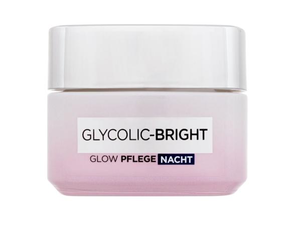 L'Oréal Paris Glowing Cream Night Glycolic-Bright (W)  50ml, Nočný pleťový krém