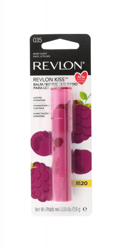 Revlon Kiss 035 Berry Burst 2.6g, Balzam na pery (W)