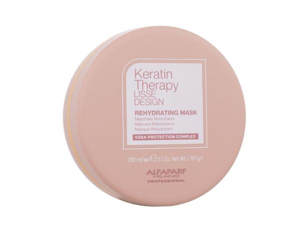 ALFAPARF MILANO Keratin Therapy Lisse Design Rehydrating (W) 200ml, Maska na vlasy