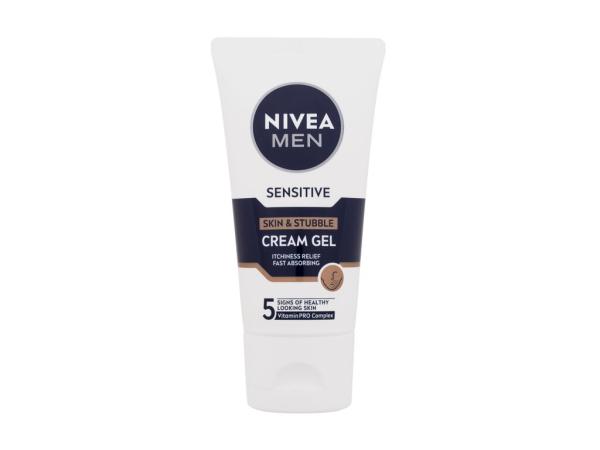 Nivea Men Sensitive Cream Gel (M) 50ml, Pleťový gél