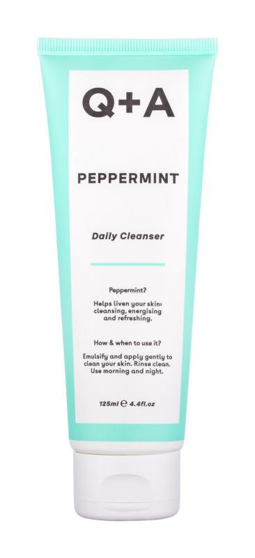 Q+A Daily Cleanser Peppermint (W)  125ml, Čistiaci gél
