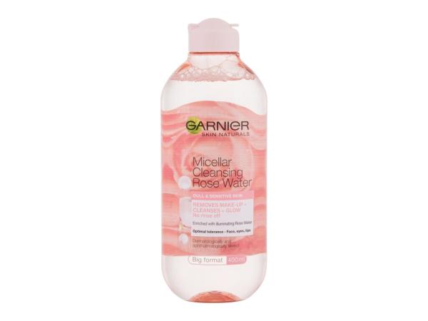 Garnier Micellar Cleansing Rose Water Skin Naturals (W)  400ml, Micelárna voda