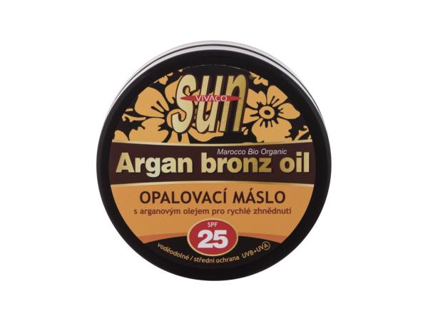 Vivaco Sun Argan Bronz Oil Suntan Butter (U) 200ml, Opaľovací prípravok na telo SPF25