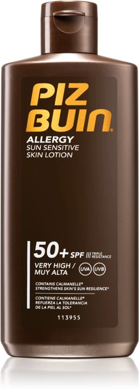 PIZ BUIN Allergy Sun Sensitive Skin Lotion (U) 200ml, Opaľovací prípravok na telo SPF50+