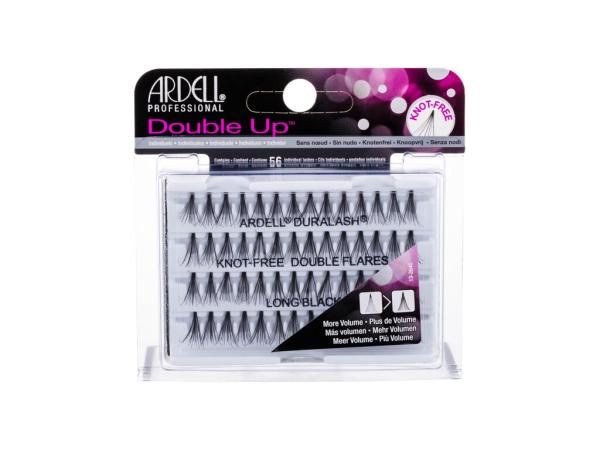 Ardell Double Up Duralash Knot-Free Double Flares Long Black (W) 56ks, Umelé mihalnice