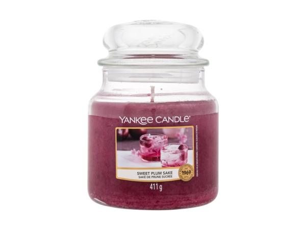 Yankee Candle Sweet Plum Sake (U)  411g, Vonná sviečka