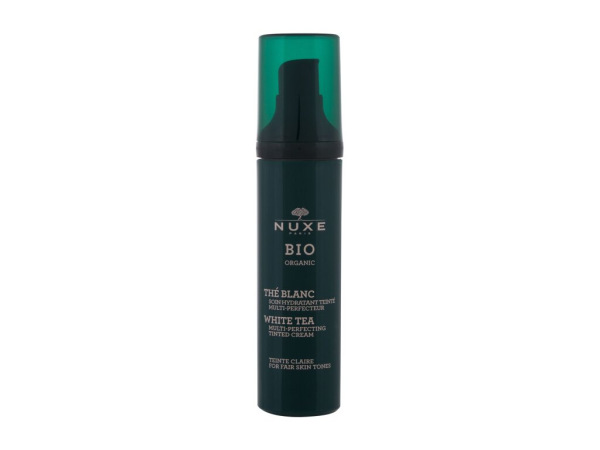 NUXE Bio Organic White Tea Tinted Cream Claire (W) 50ml, Denný pleťový krém Fair Skin Tones