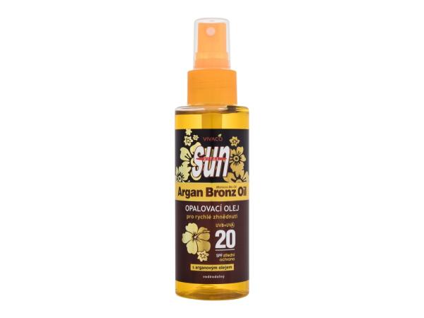 Vivaco Sun Argan Bronz Suntan Oil (U) 100ml, Opaľovací prípravok na telo SPF20