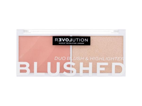 Revolution Relove Colour Play Blushed Duo Blush & Highlighter Sweet (W) 5,8g, Kontúrovacia paletky