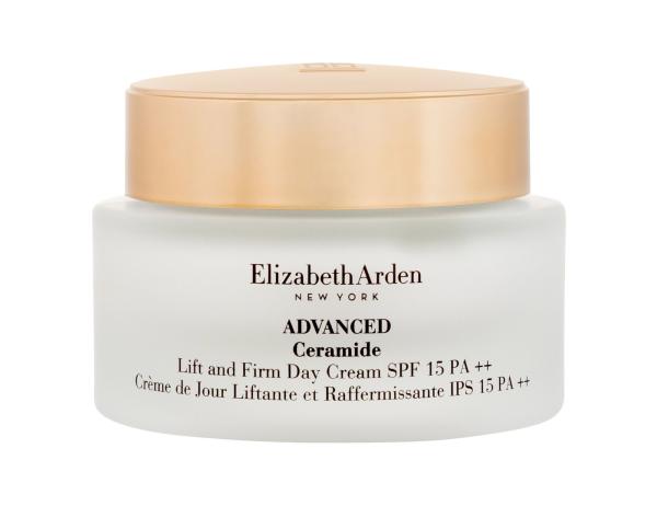 Elizabeth Arden Ceramide Advanced Lift and Firm Day Cream (W) 50 ml, Denný pleťový krém SPF15