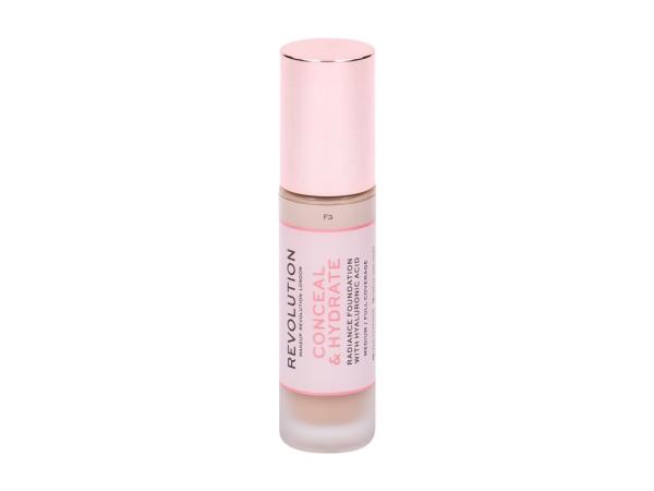 Makeup Revolution Lo Conceal & Hydrate F3 (W) 23ml, Make-up