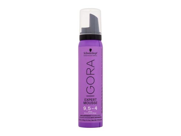 Schwarzkopf Professional Igora Expert Mousse 9,5-4 Blond Pastel Beige (W) 100ml, Farba na vlasy