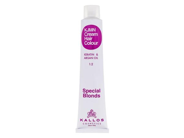 Kallos Cosmetics KJMN Cream Hair Colour Keratin & Argan Oil 000 Lightener (W) 100ml, Farba na vlasy Special Blon