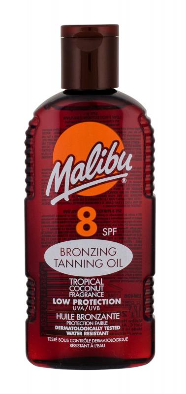 Malibu Bronzing Tanning Oil (W) 200ml, Opaľovací prípravok na telo SPF8