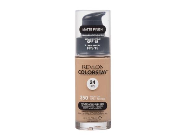 Revlon Colorstay Combination Oily Skin 350 Rich Tan (W) 30ml, Make-up SPF15