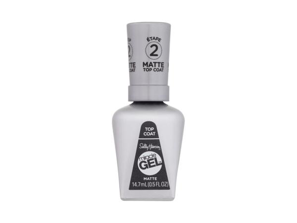 Sally Hansen Miracle Gel Matte Top Coat (W) 14,7ml, Lak na nechty