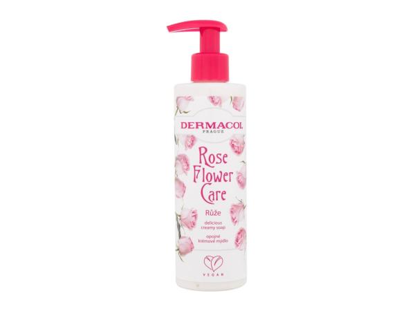 Dermacol Care Creamy Soap Rose Flower (W)  250ml, Tekuté mydlo