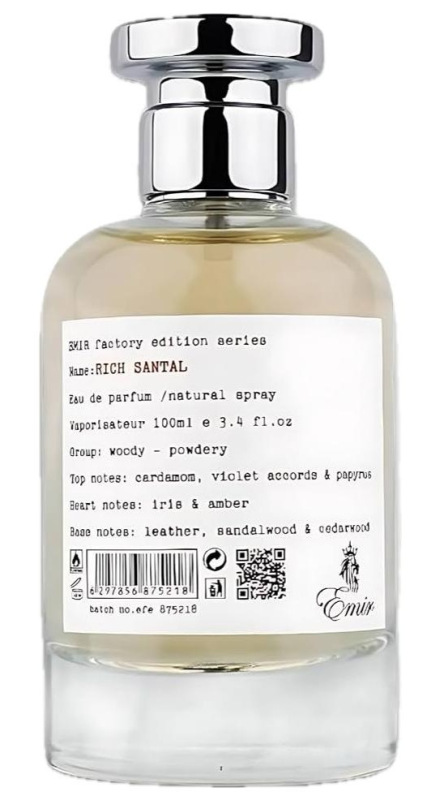 Paris Corner Emir Factory Edition Rich Santal (U) 100ml, Parfumovaná voda