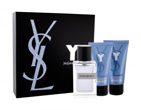 Yves Saint Laurent Y EdT 60ml + sprchovací gél 50 ml + balzam po holení 50 ml