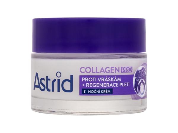 Astrid Anti-Wrinkle And Regenerating Night Cream Collagen PRO (W)  50ml, Nočný pleťový krém