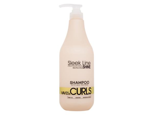 Stapiz Shampoo Sleek Line Waves & Curls (W)  1000ml, Šampón