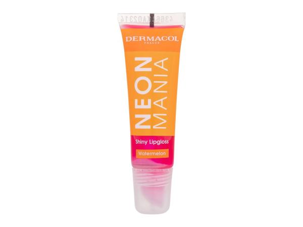 Dermacol Neon Mania Shiny Lipgloss Watermelon (W) 10ml, Lesk na pery