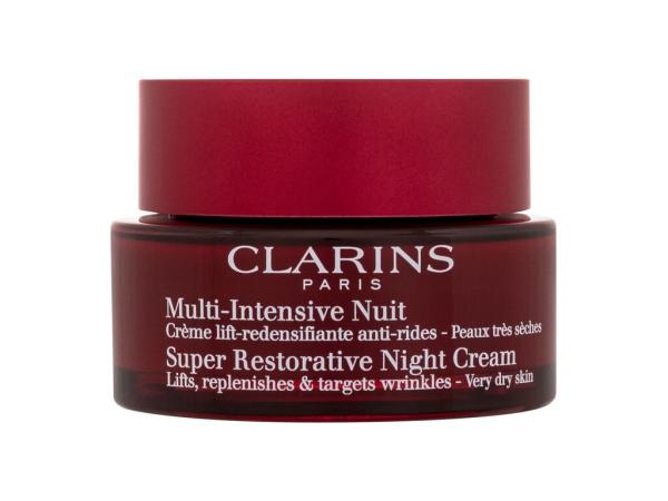 Clarins Night Cream Very Dry Skin Super Restorative (W)  50ml, Nočný pleťový krém