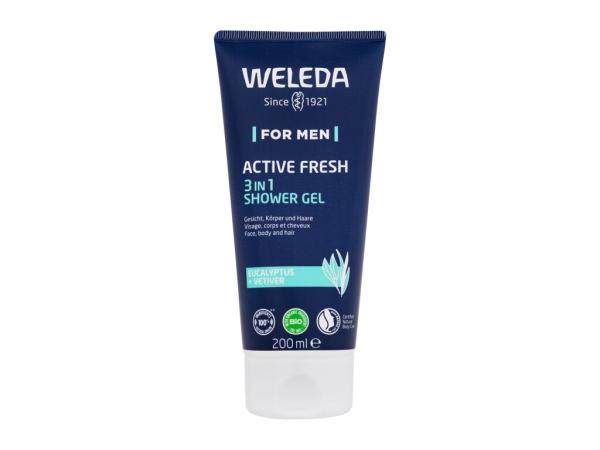Weleda For Men Active Fresh 3in1 (M) 200ml, Sprchovací gél