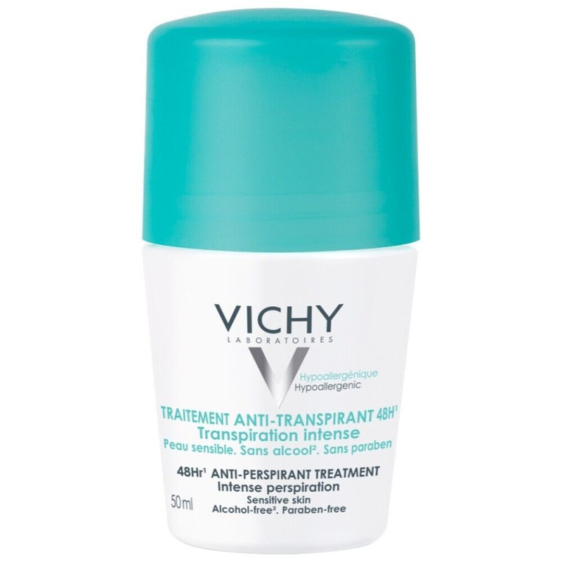 Vichy Antiperspirant No White Marks & Yellow Stains (U) 50ml, Antiperspirant