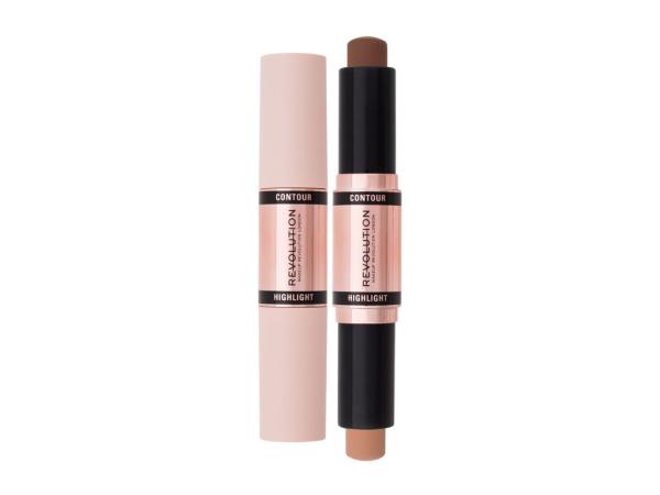 Makeup Revolution Lo Contour Double Ended Contour Stick Dark (W) 4,3g, Korektor