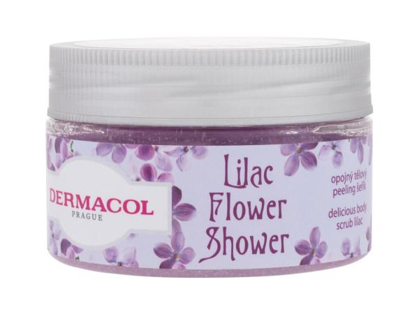 Dermacol Shower Body Scrub Lilac Flower (W)  200g, Telový peeling