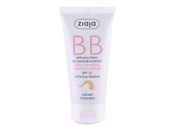 Ziaja BB Cream Normal and Dry Skin Natural (W) 50ml, BB krém SPF15