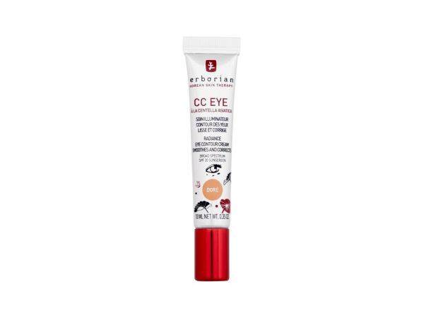 Erborian CC Eye Radiance Eye Contour Cream Doré (W) 10ml, CC krém