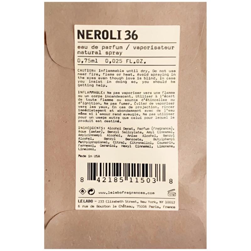 Le Labo Neroli 36 0.75ml, Parfumovaná voda (U)