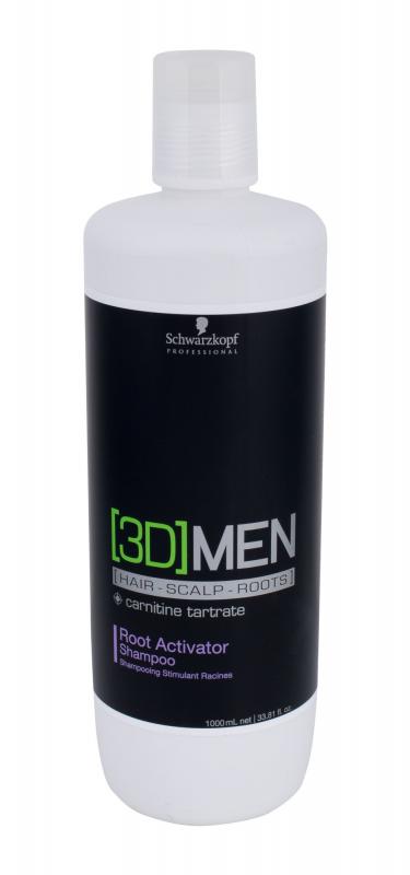 Schwarzkopf Professi Root Activator 3DMEN (M) 1000ml, Šampón