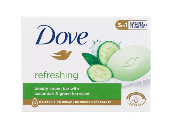 Dove Refreshing Beauty Cream Bar (W) 90g, Tuhé mydlo