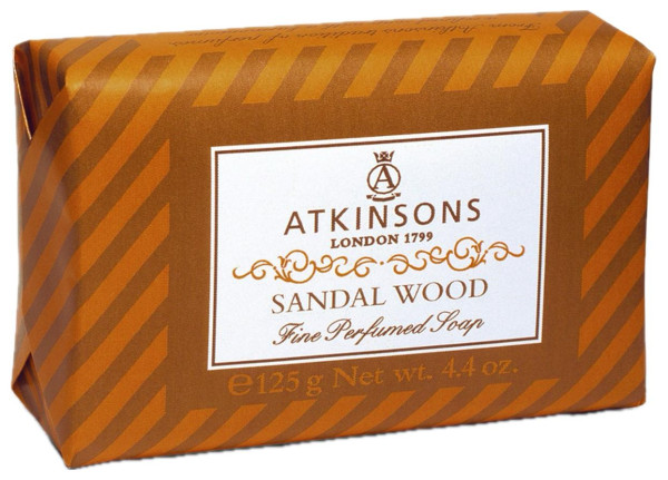 Atkinsons Sandal Wood (U) 125g, Tuhé mydlo
