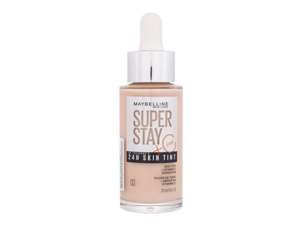 Maybelline Superstay 24H Skin Tint + Vitamin C 03 (W) 30ml, Make-up