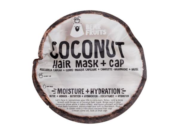 Bear Fruits Hair Mask + Cap Coconut (W)  20ml, Maska na vlasy