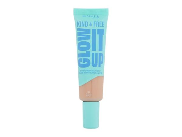 Rimmel London Kind & Free Glow It Up Moisturising Skin Tint 160 Vanilla (W) 30ml, Make-up