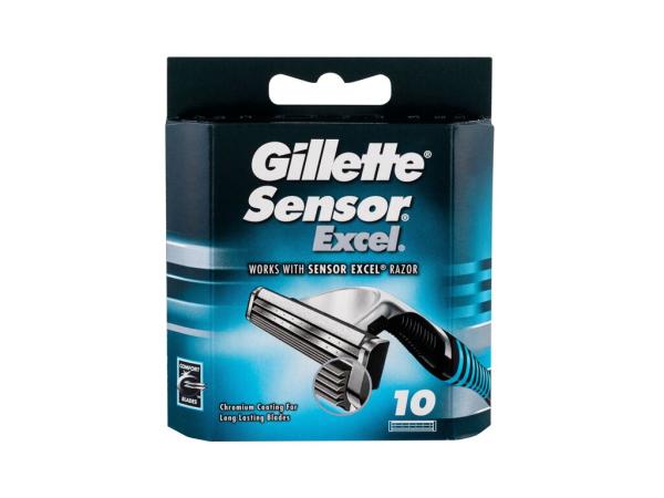 Gillette Sensor Excel (M) 10ks, Náhradné ostrie