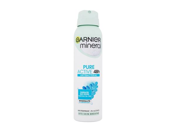 Garnier Mineral Pure Active (W) 150ml, Antiperspirant 48h