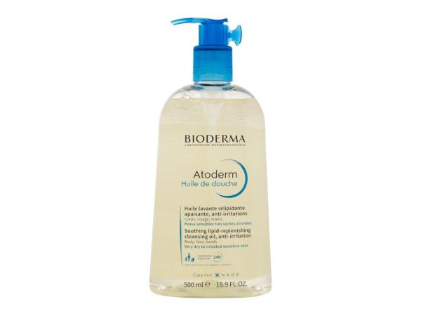 BIODERMA Atoderm Soothing Lipid-Replenishing Cleansing Oil (U) 500ml, Sprchovací olej